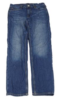 Modré slim fit rifle 