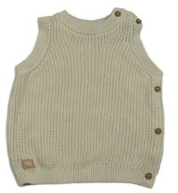 Béžová svetrová vesta Next