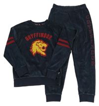 Tmavomodré plyšové pyžamo s lvem - Harry Potter M&S