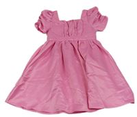 Růžové slavnostní šaty s perlami Shein