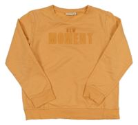 Oranžová mikina s nápisem Name it