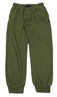 Tmavokhaki tepláky F&F