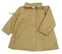 Béžový šusťákový jarní kabát Zara