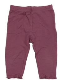 Tmavorůžové legíny