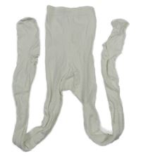 Bílé punčocháče se srdíčky 