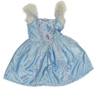 Kostým - Světlemodré šaty s flitry - Popelka Disney