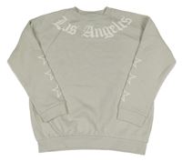 Světlešedá mikina s nápisem Primark