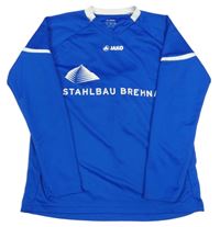 Safírové sportovní triko s nápisem zn. Jako