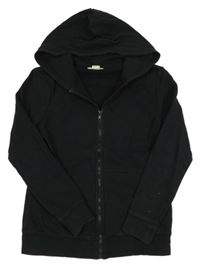 Černá propínací mikina s kapucí H&M