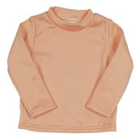 Broskvové thermo triko Shein