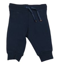 Tmavomodré cuff tepláky Hugo Boss 