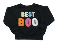 Černá oversize mikina s nápisem George 