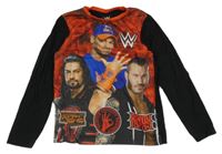 Černo-červené triko s Wrestlery 