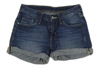 Tmavomodré riflové kraťasy H&M