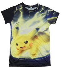 Tmavomodré tričko s Pikachu 