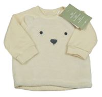 Nové - Smetanová mikina s medvídkem H&M