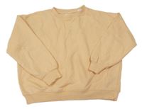 Broskvová oversize mikina Zara