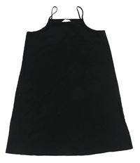 Černé vzorované letní šaty H&M