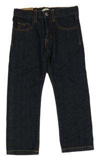 Nové - tmavomodré slim rifle H&M