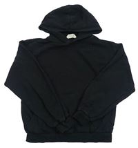 Černá mikina s kapucí H&M