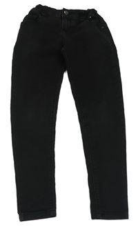 Černé teplákové skinny rifle Denim Co.