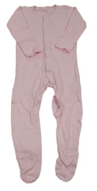 Růžový melírovaný overal F&F