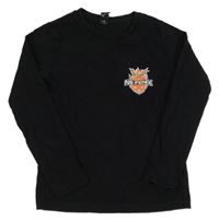 Černé triko s potiskem