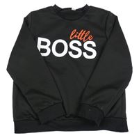 Černá mikina s nápisem Shein