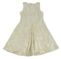 Smetanové krajkové šaty River Island