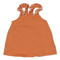 Oranžový top s volánky Tommy Bahama