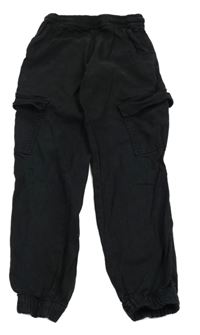 Černé cuff cargo rifle Zara