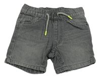 Šedé riflové kraťasy Pocopiano