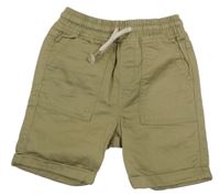 Béžové plátěné kraťasy TU