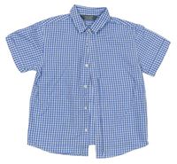 Modro-bílá kostkovaná košile Primark