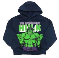 Tmavomodrá mikina s Hulkem a kapucí MARVEL