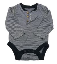 Černo-bílé pruhované body George