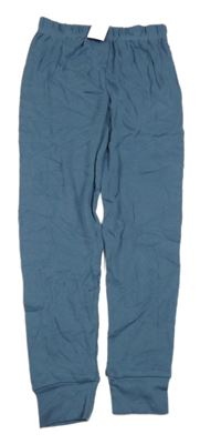 Nové - šedomodré spodní kalhoty 