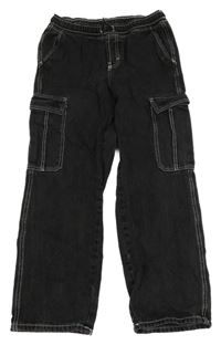 Černé cargo široké rifle Chapter young