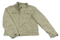 Béžová plátěná jarní bunda C&A