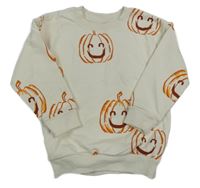 Smetanová mikina s dýněmi Nutmeg