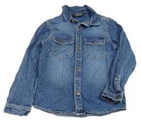 Modrá riflová košilová bunda Primark