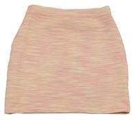 Bílo-barevná žebrovaná sukně Matalan