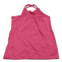 Fuchsiový top s kamínky 