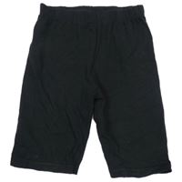 Černé elastické kraťasy H&M