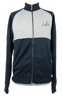 Pánská tmavomodro-bílá propínací míkina Couture 