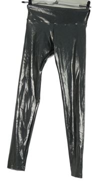 Dámské střbrné legíny 