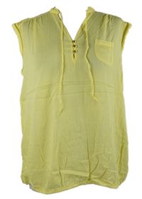 Dámská žlutá proužkovaná halenka Pimkie 