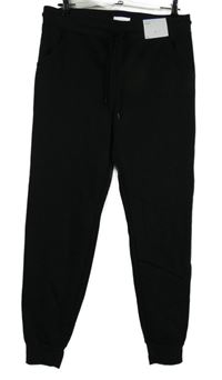 Nové - Dámské černé cuff tepláky Papaya 