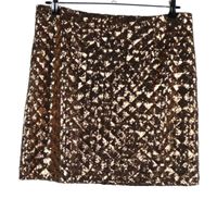 Dámská bronzová flitrová sukně Dorothy Perkins 