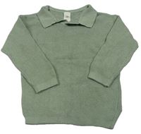 Khaki svetr s límečkem H&M